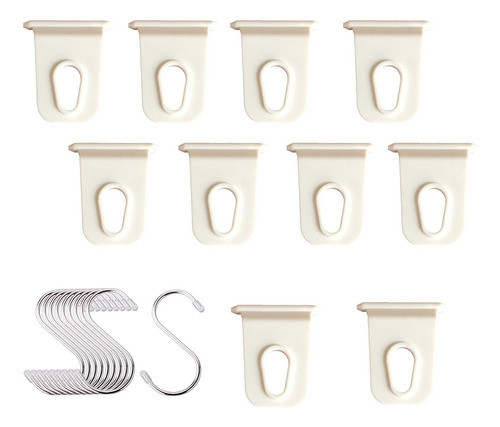 10 Pçs Ganchos Para Toldo Rv Ganchos Para Luz Para Branco 0