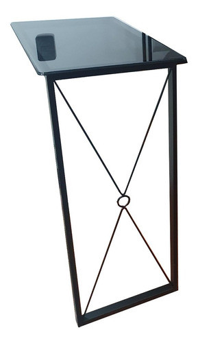 Barra Pata Desayunador + Vidrio 95x50 Moderno Arrime Bar 0