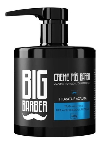 Creme Pós Barba Big Barber 350g Hidratante Fardo 3 Unidades 1