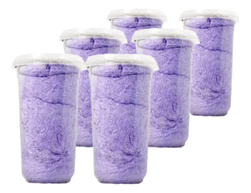 Algodão Doce Roxo Halloween Pote 20g C/6 Unid - Buschle 0