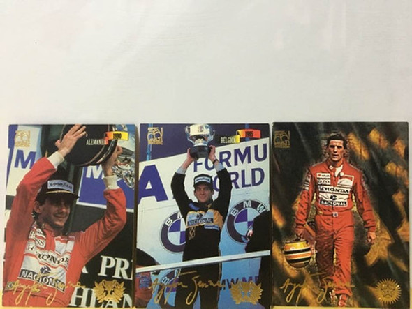 Airton Senna 10 Cards Superluxo Diferentes Conservados 0 Airton Senna 10 Cards Superluxo Diferentes Conservados 0