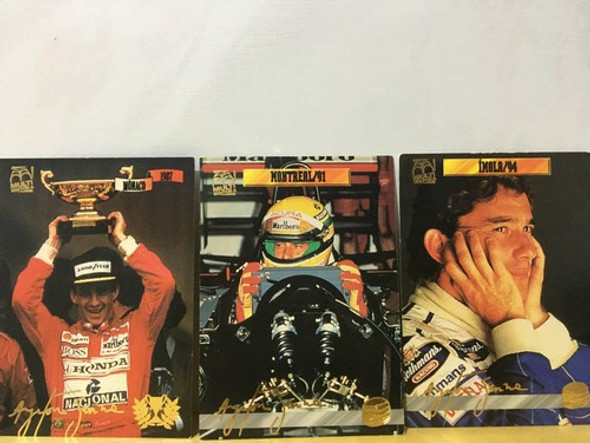 Airton Senna 10 Cards Superluxo Diferentes Conservados 1 Airton Senna 10 Cards Superluxo Diferentes Conservados 1