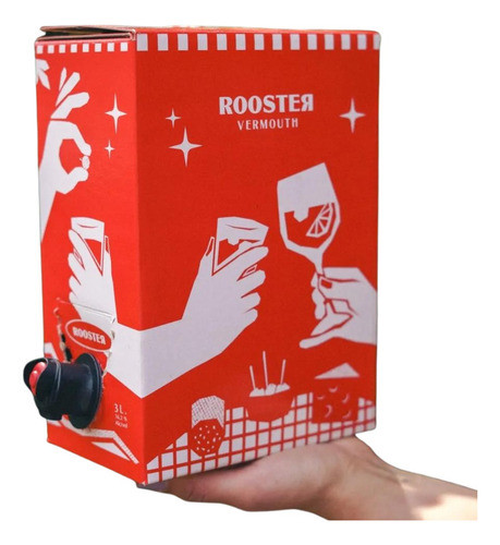 Vermouth Rooster Rosso Bag In Box X3 Litros 0