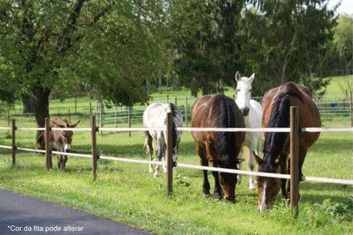 Fita Cerca Elétrica Eletroplastico Gado Equinos 200m X 12mm 1
