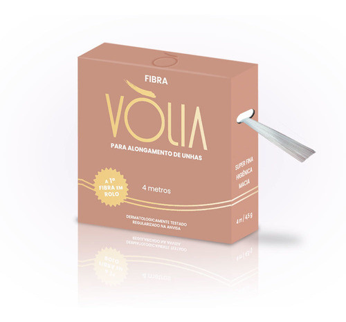 Fibra De Vidro Para Unhas Rolo 4m Vólia 0