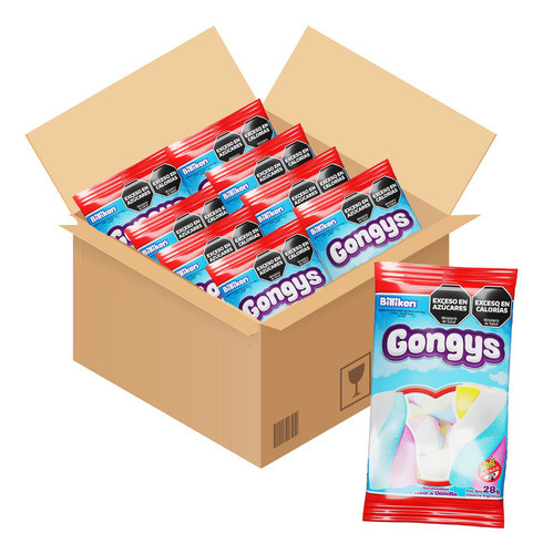 Gongys Malvaviscos X 12 Paq De 28 Gramos Marshmallow 0