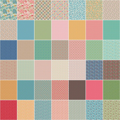 Tela Patchwork, 25 Cm, 42 Cuadrados, Riley Blake Designs 1
