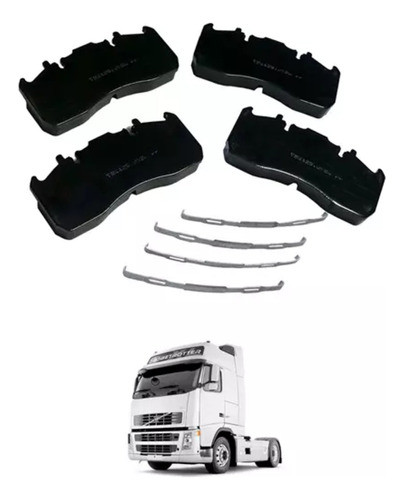 Pastilha Freio Truck Para Volvo Fh Fm Fmx Todos 0