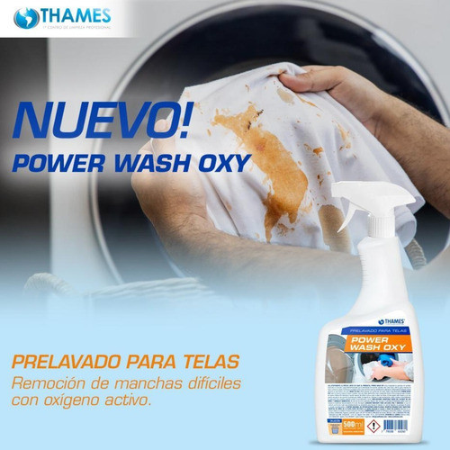 Desmanchador Power Wash Oxy Thames 500cc Gatillo 1