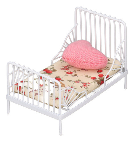 Conjunto De Mini Cama Decorativo Para Móveis De Casa De Bone 0