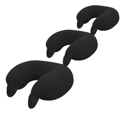 Almohada De Viaje Cuello Viscoelastico Negro X3u Haussman Ct 0