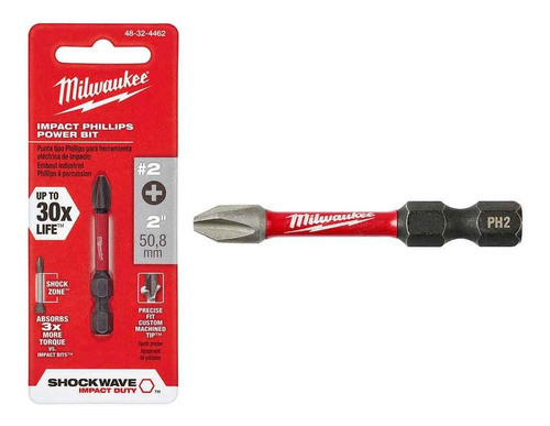 Punta Phillips Ph2 1unidad Largas 2pLG Milwaukee - Ynter 0