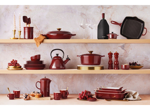 Espatula Le Creuset Média De Silicone Craft Vermelho Rhone 1