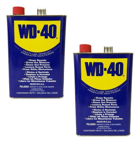 Wd-40 Galon Aceite Multiuso Lubricante 3.785 Lts - Pack X2 0