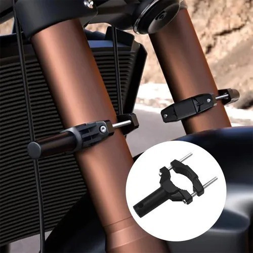 Soporte Base Faro Auxiliar Moto Horquilla Tijera Top Full 1