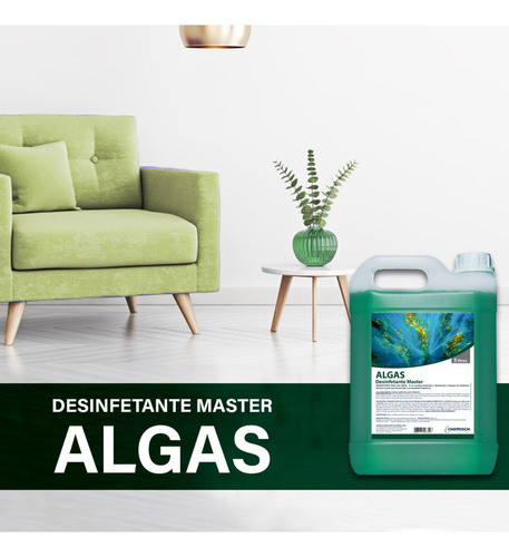 Desinfetante Master Algas 5l Para Banheiros E Louças 1