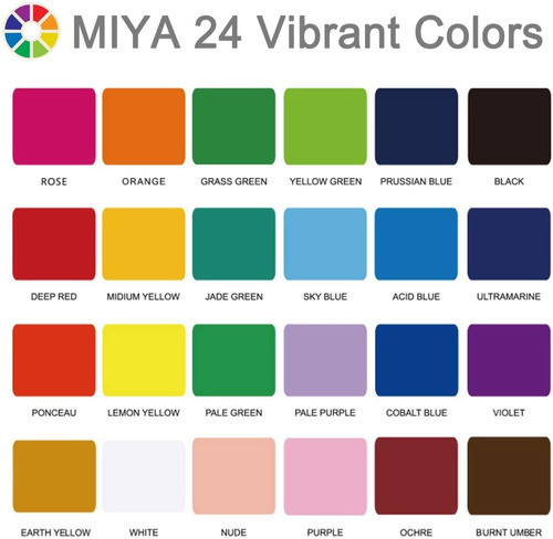 Himi Gouache Set De 24 Colores 30 Ml / Caja Verde 1
