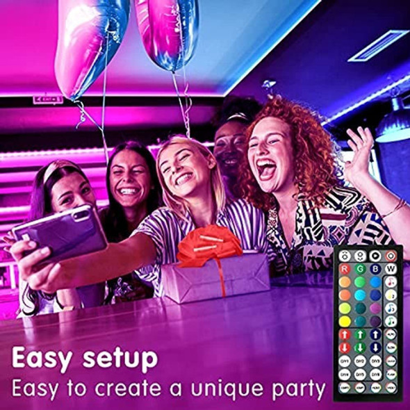 Luces Led De 50 Pies Keepsmile Music Sync Tira De Luces Led 1