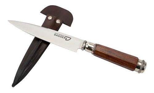 Cuchillo Artesanal Cabo Octogonal Doble Virola De Alpaca 0