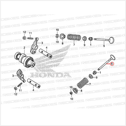 Valvula Escape Honda Wave 110s Original Honda Vl 1