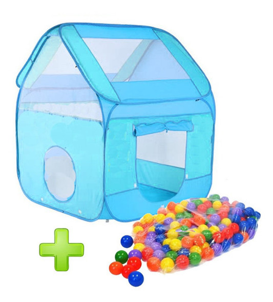 Jardin Castillo Pelotero Autoarmable + Tunel + 100 Pelotas 1
