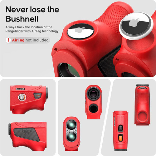 Funda De Silicón Compatible Con Bushnell Tour V6 Roja 1