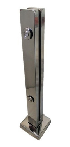 Kit 09 Torre 40cm Aço Inox 304 Guarda Corpo Vidro 12mm 0