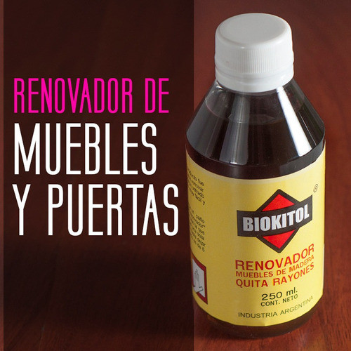 Renovador Para Madera Quita Rayones Biokitol 250cc X 2 Unid 0
