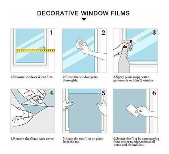 Vinilo Decorativo Estatico Privacidad Ventana 90x200cm Verde 1