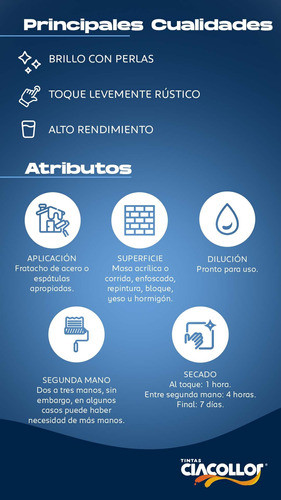 Efecto Cemento Perlado (zafiro, Gris Y Negro) 1