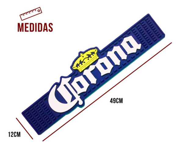 Esterilla Beermat Cerveza Corona Oficial Bar Pnt 1