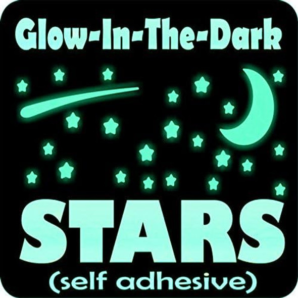 Pegatinas Que Brillan En La Oscuridad, Puntos, Estrellas 1