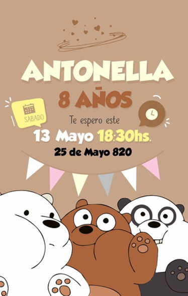 Invitación Digital Escandalosos 0