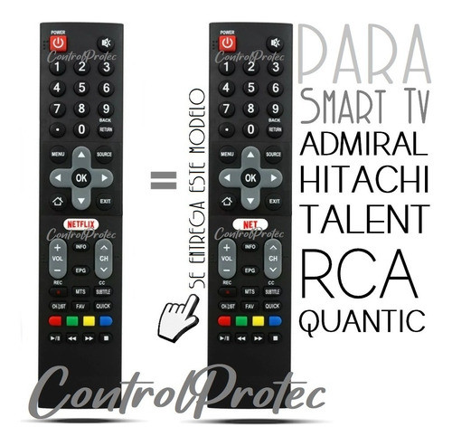Control Remoto Smart Tv Para Noblex Ken Brown Bluestar 1