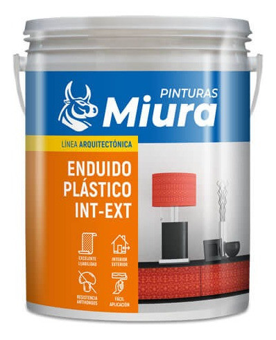 Enduido Plastico Int/ext Miura Blanco 1/2lts 0