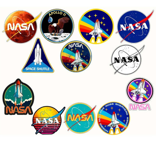 Parches Termoadhesivos Nasa Espacio Space Aplique Textil 0
