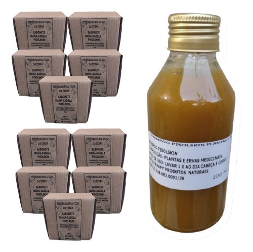 Shampoo Pisolskin 1 Unid E 10 Sabonetes Pisolskin 0