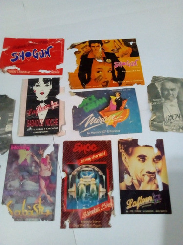 Tarjetas Boliche Fines '80 Lote Con Faltantes Por 15 U Raras 1