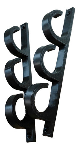 Cañero Soporte 3 Cañas De Pescar De Techo O Pared Horizontal 0