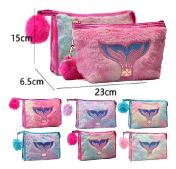 12 Necessaire Sereia Tie Dye Necc04fe Cisne Atacado Sj 1