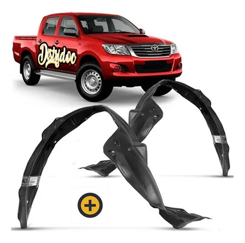 Guardaplast Pasarruedas X1 Izquirdo Hilux 2012 A 2015 0