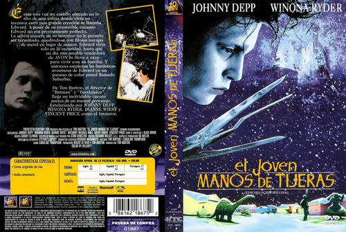 El Joven Manos De Tijera - Johnny Depp - Tim Burton - Dvd 0