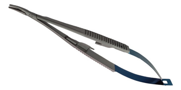 Porta Agulha Castroviejo 14 Cm Curvo Azul Widea Sm 1 Porta Agulha Castroviejo 14 Cm Curvo Azul Widea Sm 1