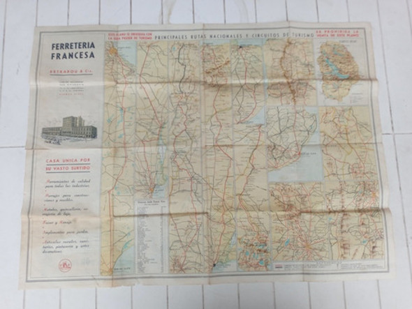 Folleto Ferreteria Francesa Con Publicidades De Epoca Planos 1