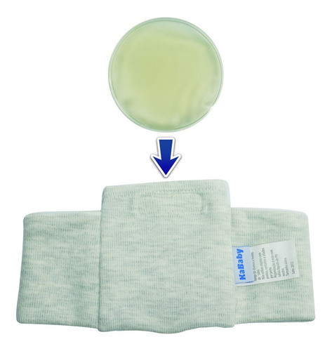 Cinta Anticólica Com Gel Térmico Kababy Cinza 1