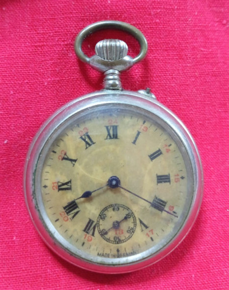 Reloj De Bolsillo Alemán Antiguo 0