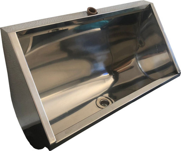 Mictório Individual 50cm Em Aço Inox Incluso Válvula 1