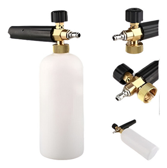 Ajustable 1/4  F Entrada Nieve Espuma Lanza Lavadora Jabón B 0