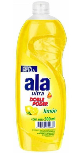 Pack X 36 Unid. Lavavajilla  Ultlim 500 Ml Ala Deterg / Lav 0
