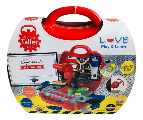 Mi Primer Mini Taller Love Art. 7950 19 Piezas 0